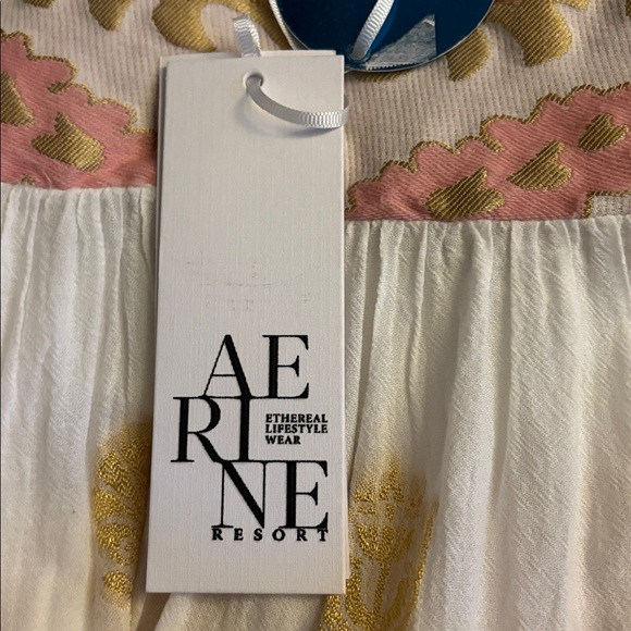 Pink and White Ruffled Mini Dress - Picture 5 of 5